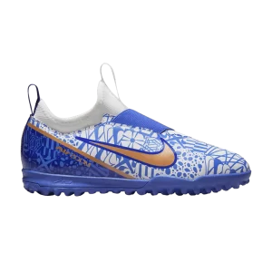 Nike Zoom Mercurial Vapor 15 Academy CR7 TF GS 'Azulejo' White/Concord/Mid Blue/Metallic Copper DV8190 182