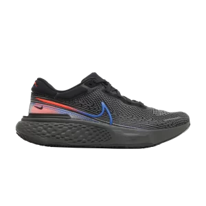 Nike ZoomX Invincible Run Flyknit 'Black Total Orange' Black/Bright Crimson/Total Orange/Blue DO6382 001