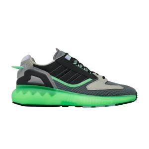 adidas ZX 5000 'Grey Screaming Green' Gray Three Piece/Black/Screaming Green GV7701