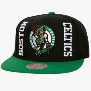 Baseball Cap Mitchell & Ness Black Boston Celtics Banners Up Snapback Hat Black 1593439