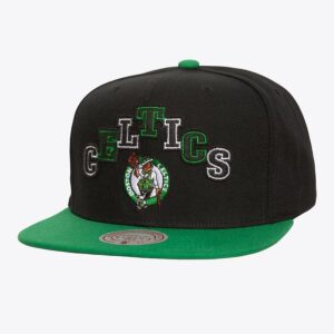 Mitchell & Ness Black Boston Celtics Uprise Snapback Hat Black 1592514