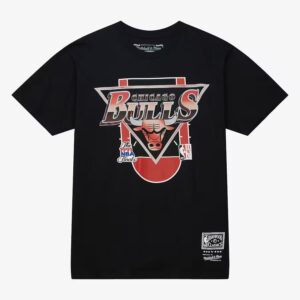 Mitchell & Ness Black Chicago Bulls Hardwood Classics Rock On Tour T-Shirt Black 1590542