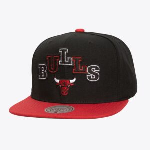 Mitchell & Ness Black Chicago Bulls Uprise Snapback Hat Black 1592509