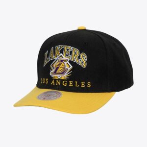 Mitchell & Ness Black Los Angeles Lakers High Crown All Pro Classic Snapback Hat Color-1 1593447