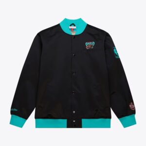 Mitchell & Ness Black Memphis Grizzlies Team OG 3.0 Satin Full Snap Jacket Black 1591761