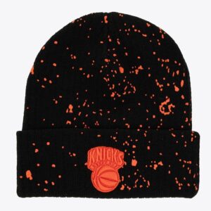 Mitchell & Ness Black New York Knicks Nep Cuffed Knit Hat Black 1593476