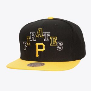 Mitchell & Ness Black Pittsburgh Pirates Uprise Snapback Hat Black 1594011