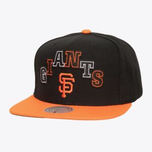 Mitchell & Ness Black San Francisco Giants Uprise Snapback Hat Black 1594001