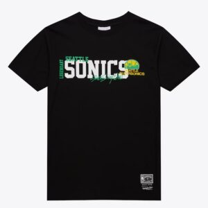 Mitchell & Ness Black Seattle SuperSonics Hardwood Classics Home Team T-Shirt Black 1590561