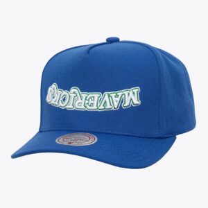 Mitchell & Ness Blue Dallas Mavericks Hardwood Classics Upside Pro Snapback Hat Blue 1592280