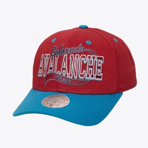 Mitchell & Ness Burgundy Colorado Avalanche Block Sweep Pro Adjustable Hat Burgundy 1593933