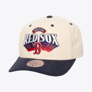 Mitchell & Ness Cream Boston Red Sox Horizon Pro Crown Snapback Hat Cream 1593849