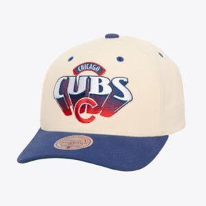 Mitchell & Ness Cream Chicago Cubs Horizon Pro Crown Snapback Hat Cream 1593833