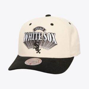 Mitchell & Ness Cream Chicago White Sox Horizon Pro Crown Snapback Hat Cream 1593845