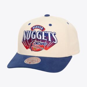 Mitchell & Ness Cream Denver Nuggets Hardwood Classics Horizon Pro Crown Snapback Hat Cream 1592228