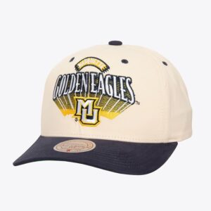 Mitchell & Ness Cream Marquette Golden Eagles Horizon Pro Snapback Hat Cream 1593853