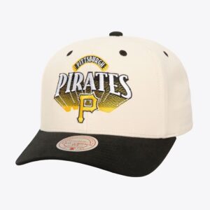 Mitchell & Ness Cream Pittsburgh Pirates Horizon Pro Crown Snapback Hat Cream 1593821