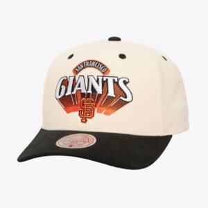 Mitchell & Ness Cream San Francisco Giants Horizon Pro Crown Snapback Hat Cream 1593813