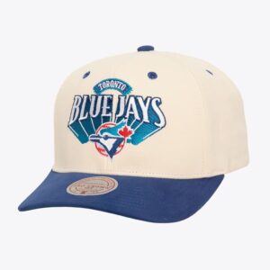 Mitchell & Ness Cream Toronto Blue Jays Cooperstown Collection Horizon Pro Crown Snapback Hat Cream 1593829