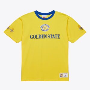 Mitchell & Ness Gold Golden State Warriors Team OG 3.0 Vintage T-Shirt Yellow 1590298