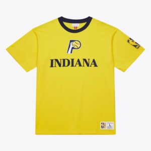 Mitchell & Ness Gold Indiana Pacers Team OG 3.0 Vintage T-Shirt Yellow 1590283