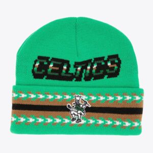 Mitchell & Ness Kelly Green Boston Celtics Hardwood Classics Game On Cuffed Knit Hat Green 1593509