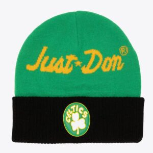 Mitchell & Ness Kelly Green Boston Celtics x Just Don Hardwood Classics Cashmere Cuffed Knit Hat Green 1593348