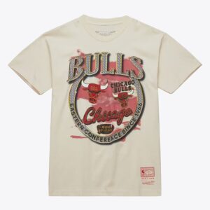 Mitchell & Ness Natural Chicago Bulls Hardwood Classics Crown Jewels T-Shirt Beige 1591283