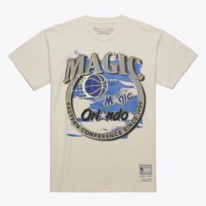 Mitchell & Ness Natural Orlando Magic Hardwood Classics Crown Jewels T-Shirt Beige 1591221