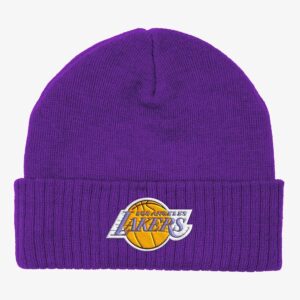 Mitchell & Ness Purple Los Angeles Lakers Fandom Cuffed Knit Hat Violet 1593602