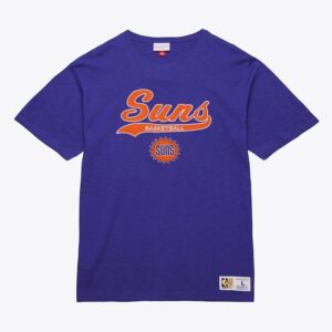 Mitchell & Ness Purple Phoenix Suns Vintage Logo Legendary Slub T-Shirt Red 1590897