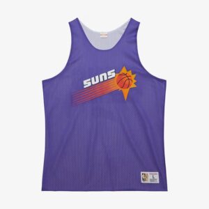 Mitchell & Ness Purple Phoenix Suns Vintage Logo Mesh Practice Tank Top Violet 1591406