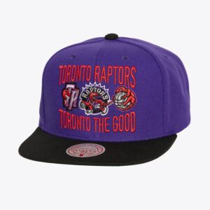 Mitchell & Ness Purple Toronto Raptors Hardwood Classics City Love Snapback Hat Black 1593402