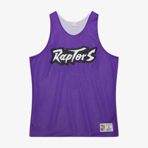 Mitchell & Ness Purple Toronto Raptors Vintage Logo Mesh Practice Tank Top Violet 1591388