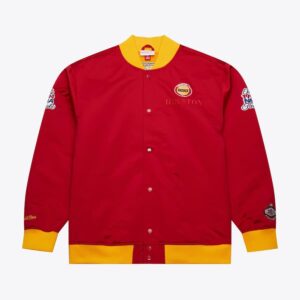 Mitchell & Ness Red Houston Rockets Team OG 3.0 Satin Full Snap Jacket Burgundy 1591819