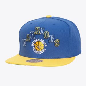 Mitchell & Ness Royal Golden State Warriors Hardwood Classics Uprise Snapback Hat Blue 1592524