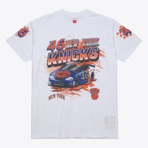 Mitchell & Ness White New York Knicks Speedway T-Shirt White 1590507