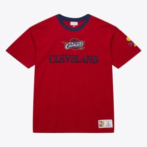 Mitchell & Ness Wine Cleveland Cavaliers Team OG 3.0 Vintage T-Shirt Burgundy 1590421